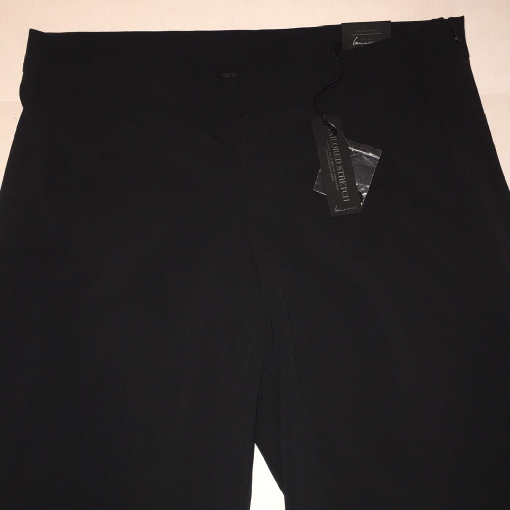 NWT Lane Bryant Tailored Stretch Black Trousers | Size 16